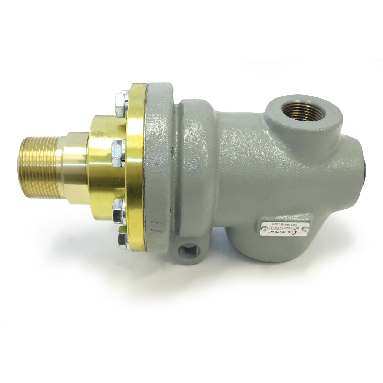 Type C Bronze Pressure Joint, 1" Duo-flow Fixed Siphon